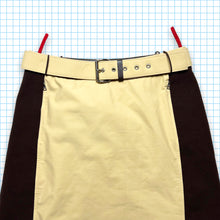 Carica l&#39;immagine nel visualizzatore di Gallery, Prada Sport Camel Beige/Brown Belt Skirt - Womens 4-8