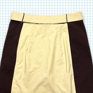 Prada Sport Camel Beige/Brown Belt Skirt - Womens 4-8