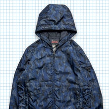 Load image into Gallery viewer, Prada Milano Blue/Grey/Black Camo Padded Nylon Down Jacket - Medium / Large