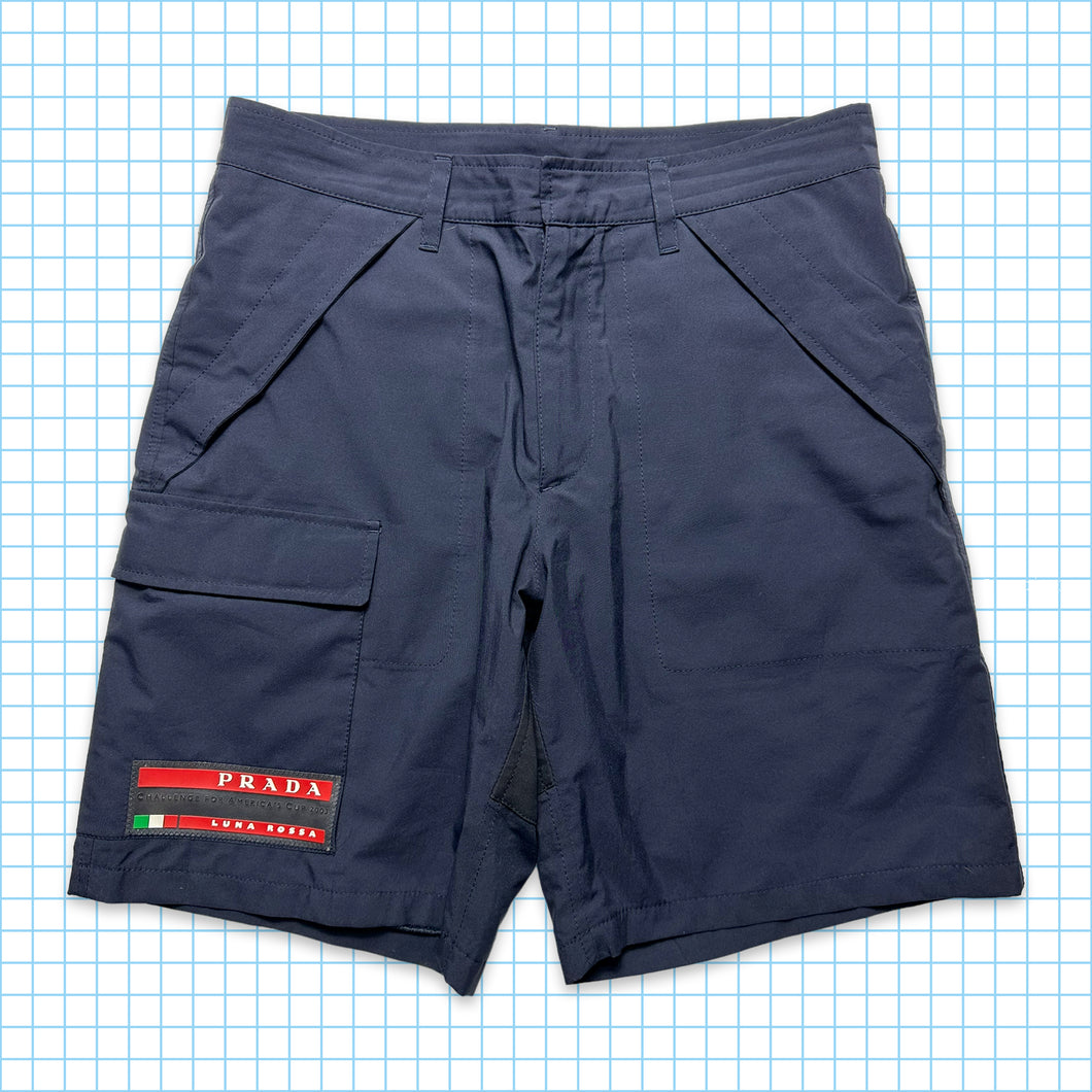 Prada Luna Rossa Challenge 2003 Waterproof Panelled Shorts - 32