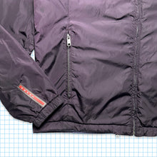 Carica l&#39;immagine nel visualizzatore di Gallery, Prada 2in1 Reversible Check/Purple Nylon Jacket - Medium / Large