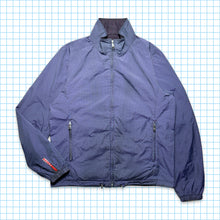 Load image into Gallery viewer, Prada 2in1 Reversible Check/Purple Nylon Jacket - Medium / Large