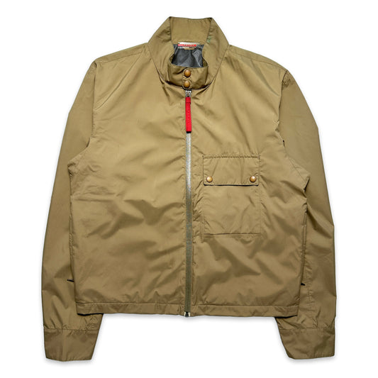 Veste Harrington courte imperméable Prada Sport du début des années 2000 - Moyenne / Grande
