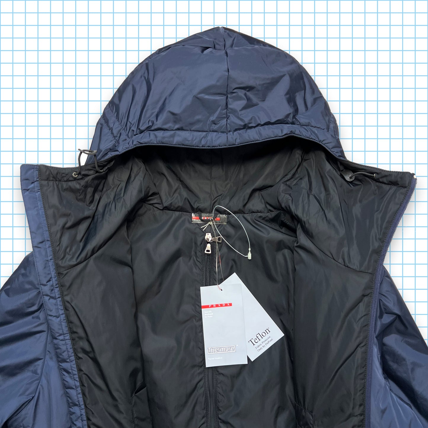 Prada Sport 2in1 Technical Padded Nylon Jacket/Tri-Harness Bag