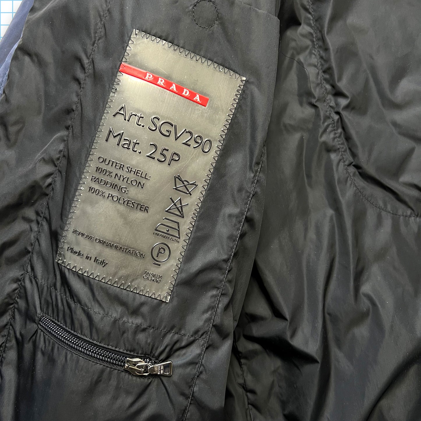 Prada Sport 2in1 Technical Padded Nylon Jacket/Tri-Harness Bag