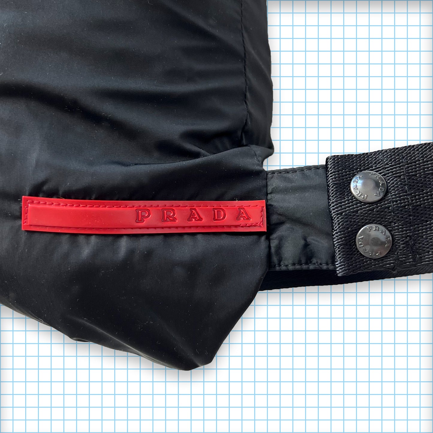 Prada Sport 2in1 Technical Padded Nylon Jacket/Tri-Harness Bag