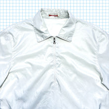 画像をギャラリービューアに読み込む, 00 年代初頭の Prada Sport 半透明ジップ ポロシャツ - S / M