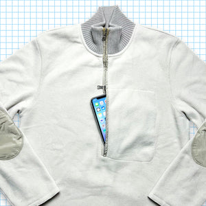 Prada Sport Stash Pocket Half Zip Fleece Pullover - Small / Medium