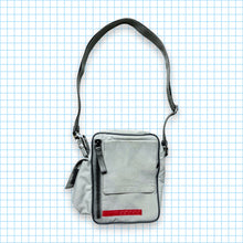 Carica l&#39;immagine nel visualizzatore di Gallery, Vintage Prada Sport Light Grey/Blue Multi Pocket Mini Side Bag