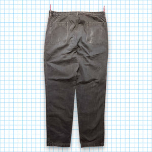 Prada Sport Washed Grey Heavy Cotton Pant - 34/36" Waist