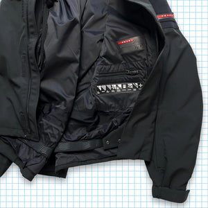 Prada Gore-Tex Stealth Black Technical Ski Jacket AW12' - Large / Extra Large