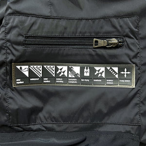 Prada Gore-Tex Stealth Black Technical Ski Jacket AW12' - Large / Extra Large