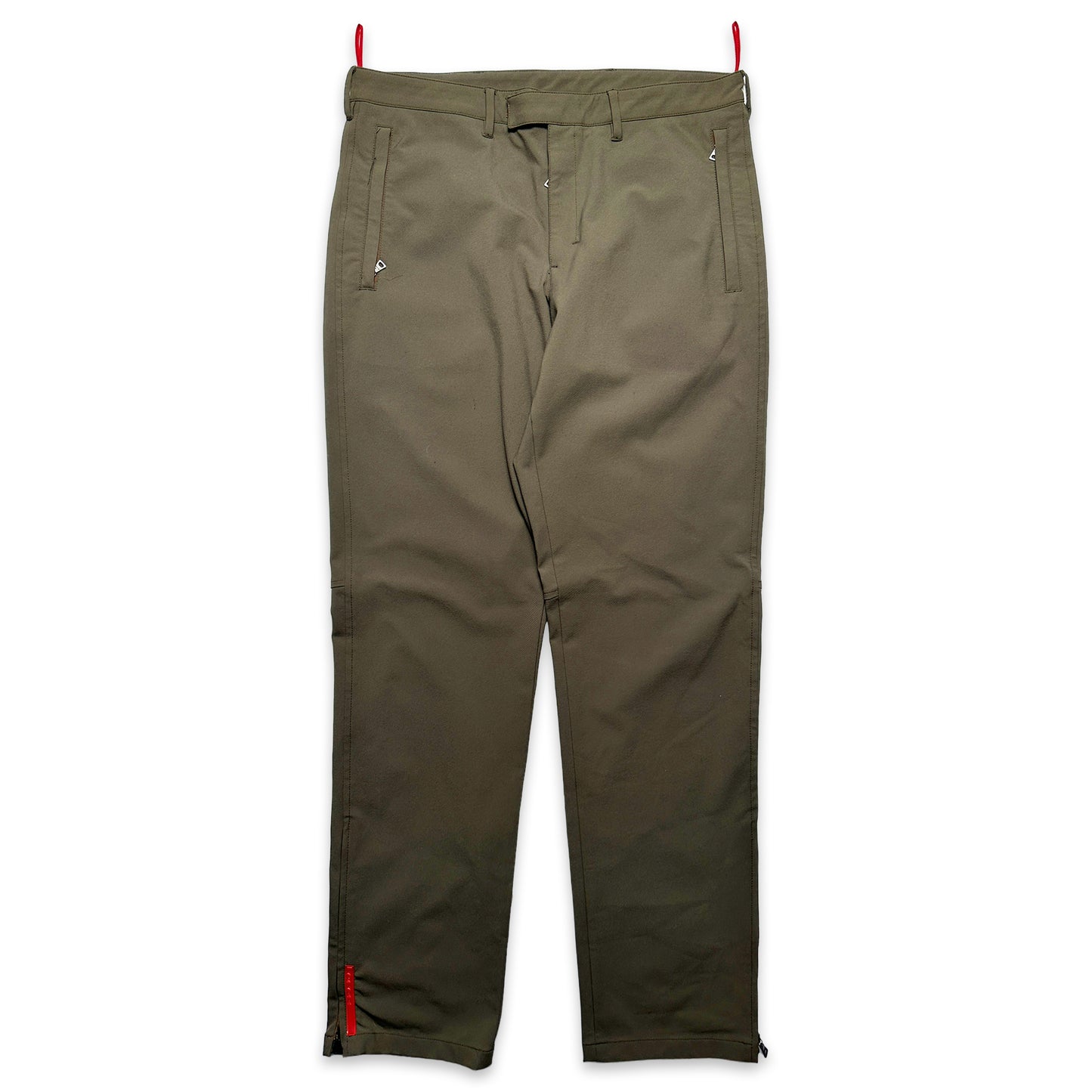 Pantalon kaki en coton Prada Sport - Taille 32"