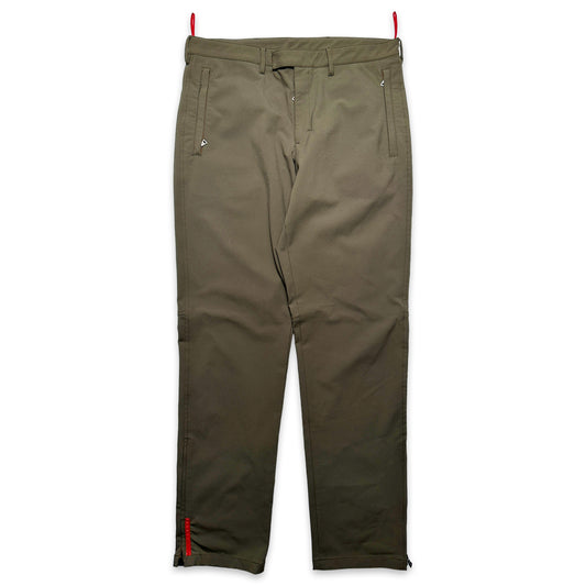 Pantalon kaki en coton Prada Sport - Taille 32"