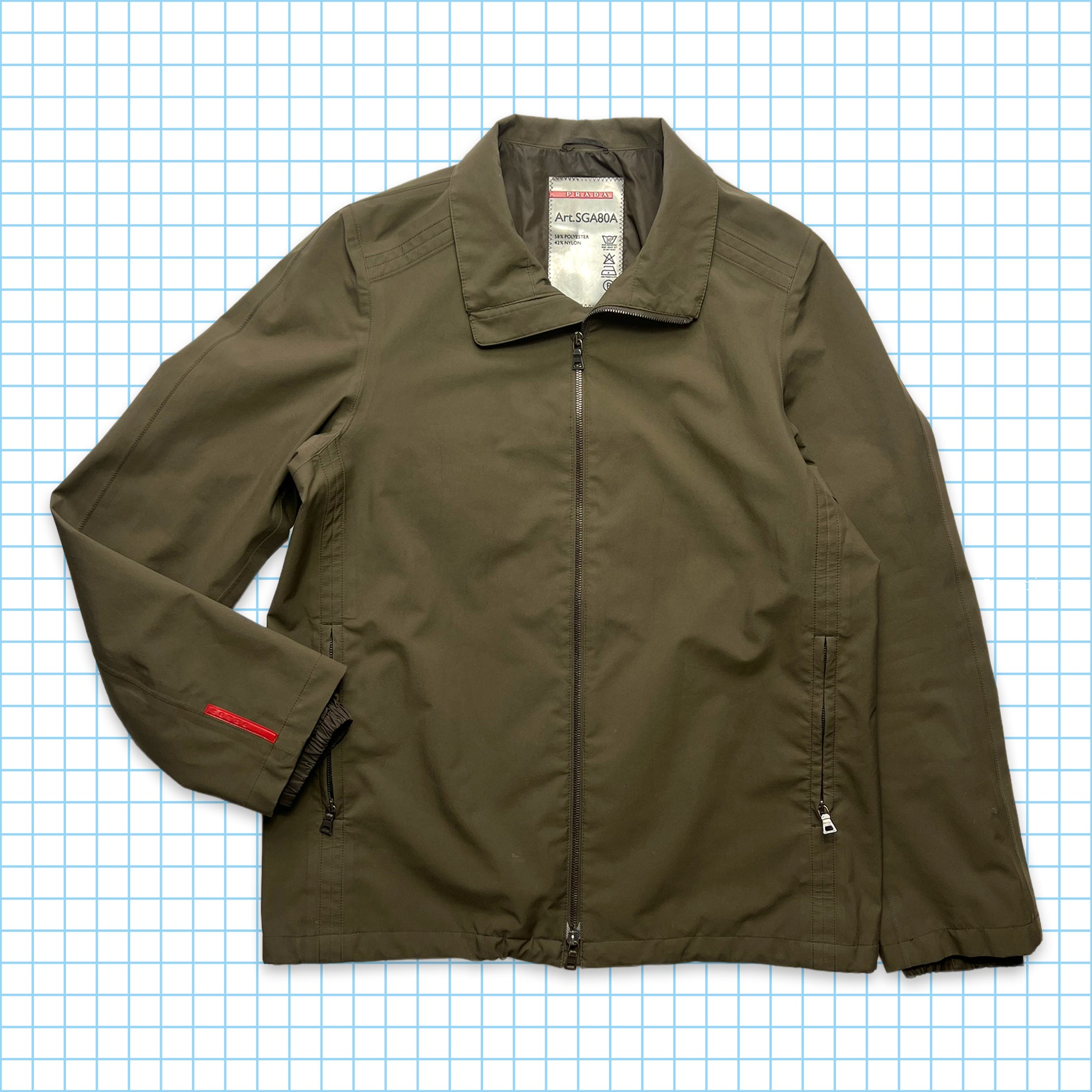 Prada Sport Gore-Tex Khaki Chore Jacket - Extra Large – Holsales