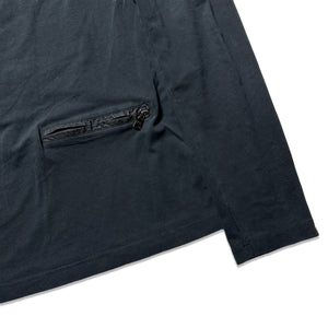 Prada Sport Jet Black Stash Pocket Longsleeve - Small / Medium