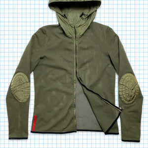 Vintage Prada Sport Mesh / Nylon Hooded Jacket - Extra Small / Small