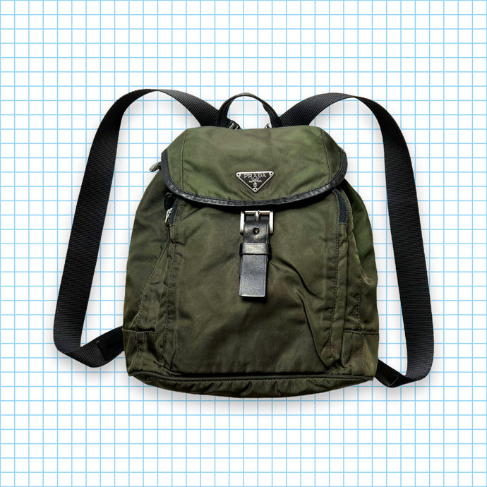 Prada Milano Deep Green Back Pack