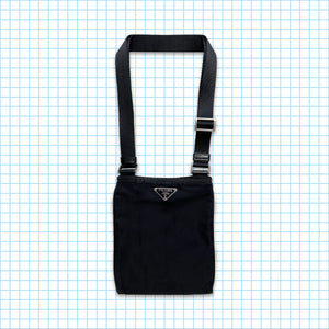Mini sac latéral noir Prada Milano vintage