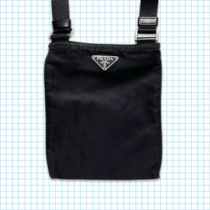 Mini sac latéral noir Prada Milano vintage