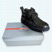 Load image into Gallery viewer, Prada Milano Leather/Wool Walking Boots - UK8.5 / US9.5