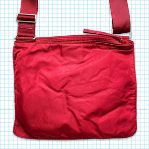 Vintage Prada Milano Red Side Bag
