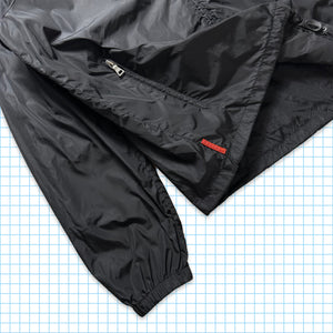 Prada Sport Jet Black Multi Pocket Jacket - Extra Large