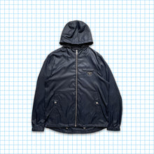 Load image into Gallery viewer, Prada Milano Midnight Navy Nylon Shimmer Jacket - Large / Extra Large