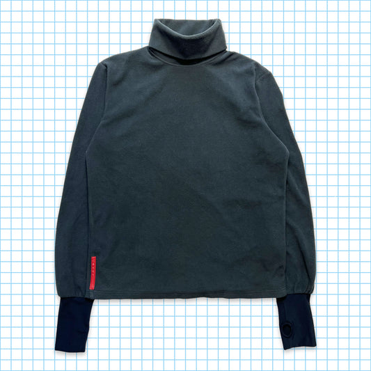 Début des années 00 Prada Sport Turtle Neck - Petit/Moyen