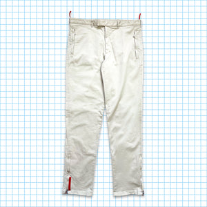 Vintage Prada Sport Off White Trousers - 30" / 32" Waist