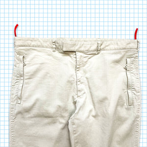 Vintage Prada Sport Off White Trousers - 30" / 32" Waist