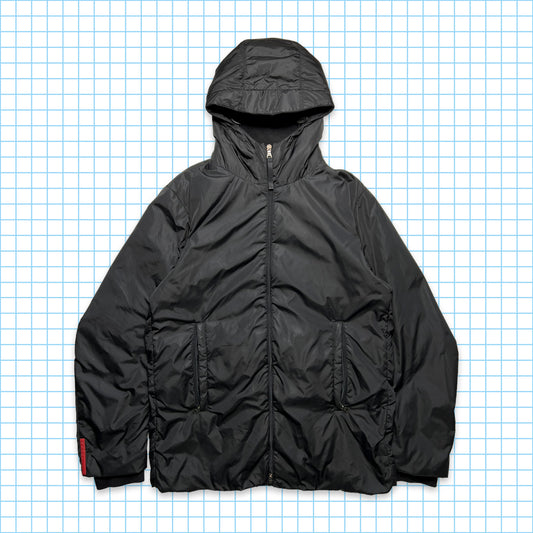 Prada Sport Veste matelassée en nylon noir jais - Extra Large