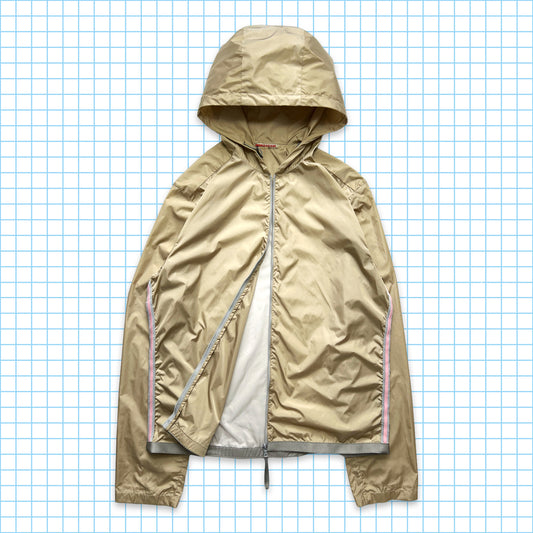 Prada Sport Veste de survêtement arrière semi-transparente SS00' - Moyen