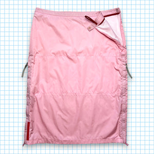 Prada Sport Baby Pink Nylon Cargo Skirt SS99' - Womens 6/8