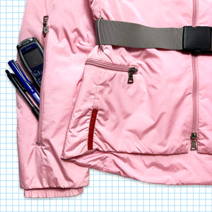 Prada Sport Baby Pink Technical Harness Jacket SS99' - Womens 8