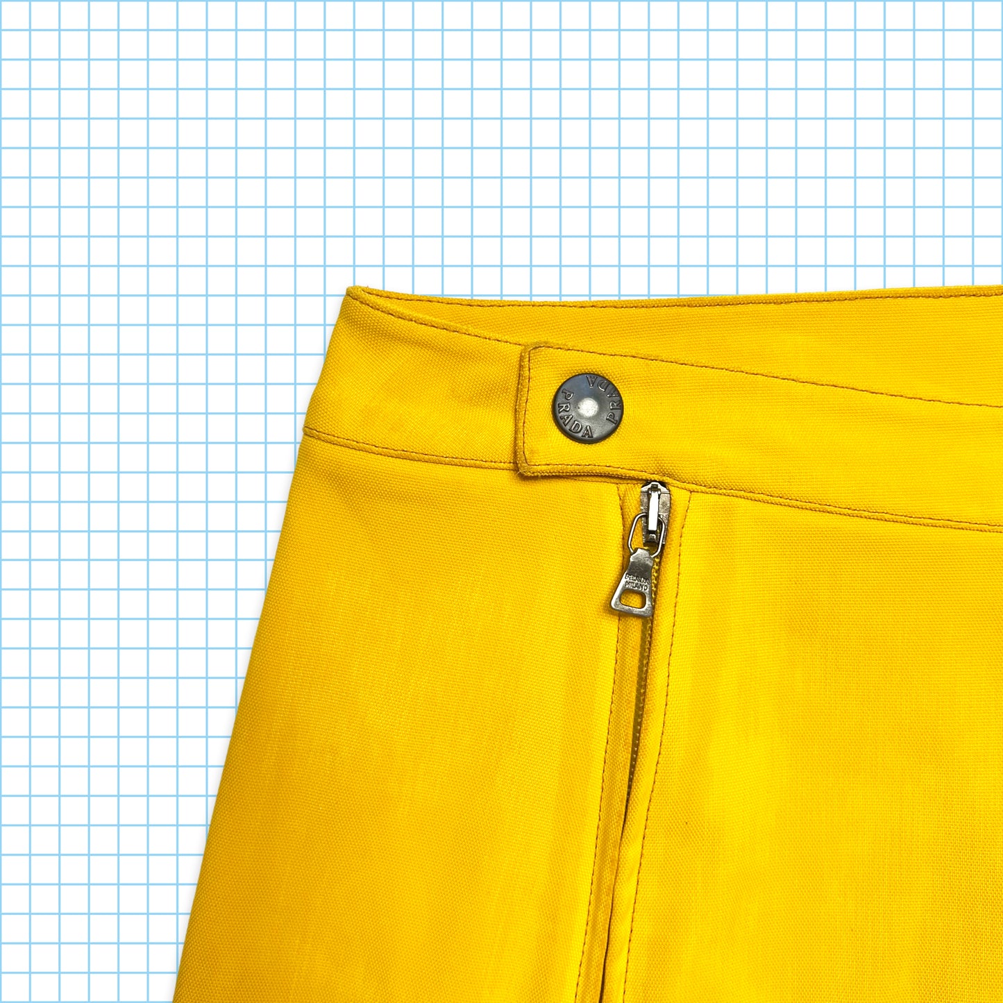 Prada Sport Sunflower Yellow Skirt - Small