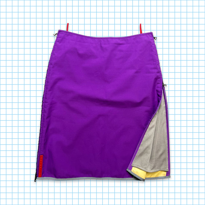 Prada Sport Jupe ventilée violet vif - Femme 8
