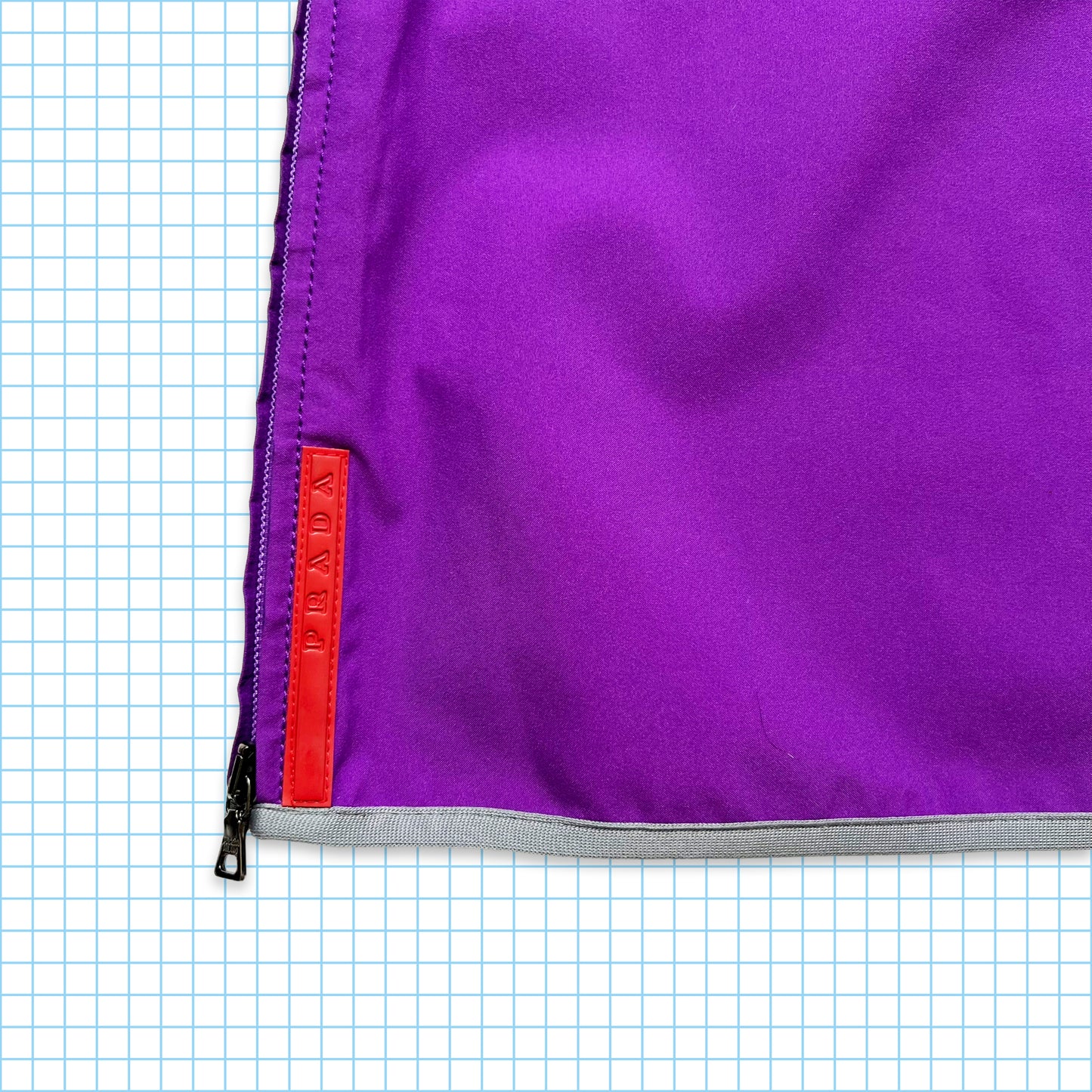 Prada Sport Jupe ventilée violet vif - Femme 8