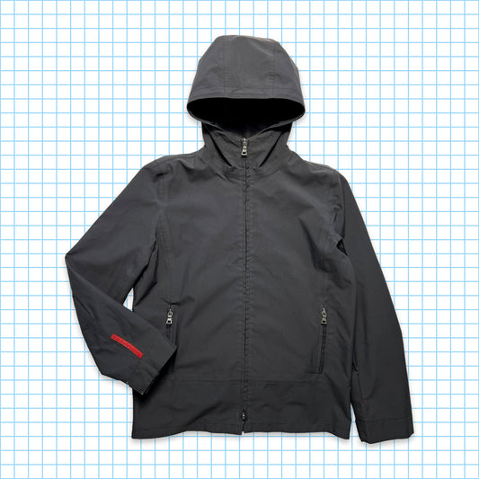 Prada Sport Veste à capuche gris ardoise - Petit