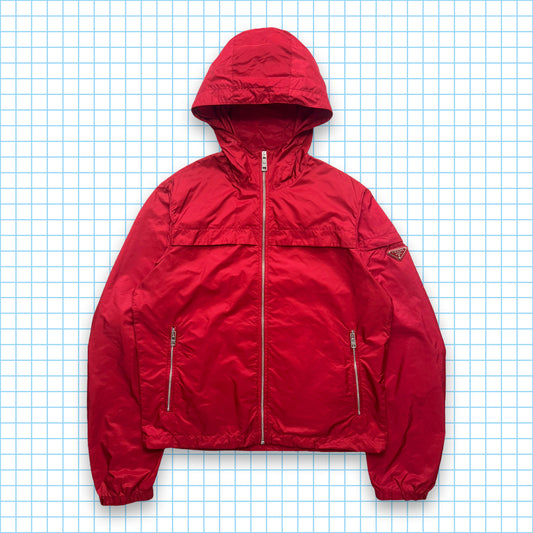 Prada Milano Veste en nylon rouge vif - Petit / Moyen