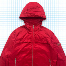 Load image into Gallery viewer, Prada Milano Bright Red Nylon Jacket - Small / Medium