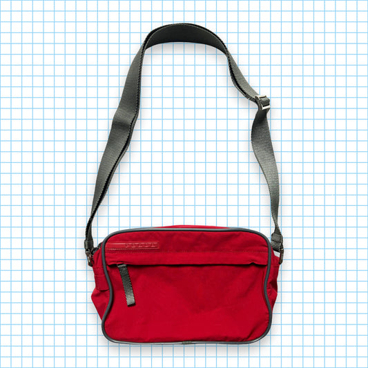 Prada Sport Red Tonal Mini Side Bag