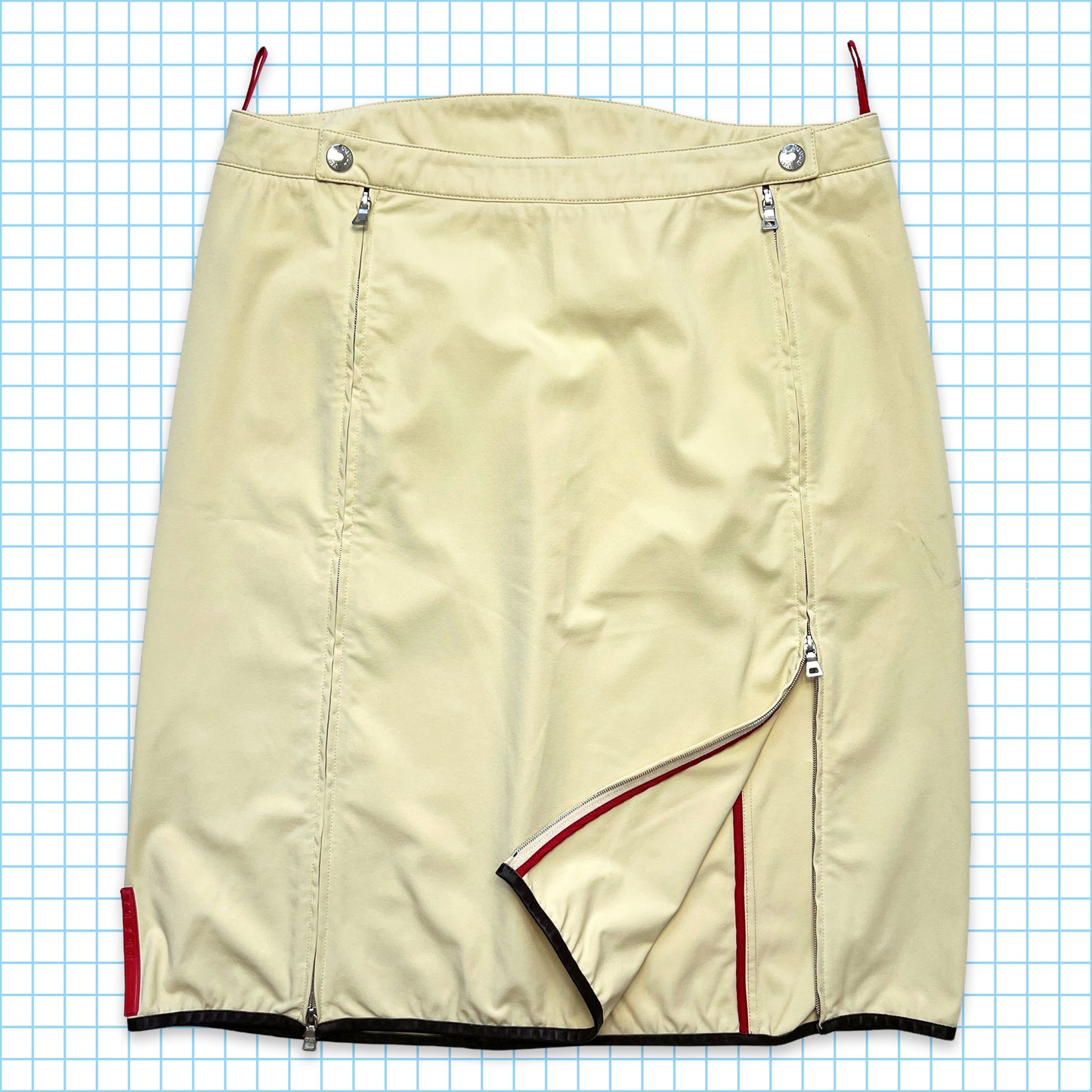 Jupe Prada Sport Vin Rouge - Femme - 10-12