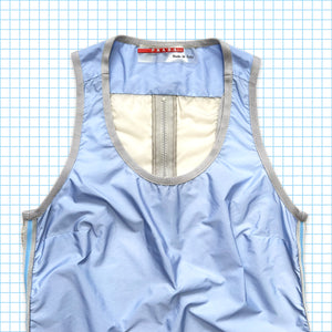 Prada Sport Baby Blue Nylon Dress SS99' - Womens 4-6