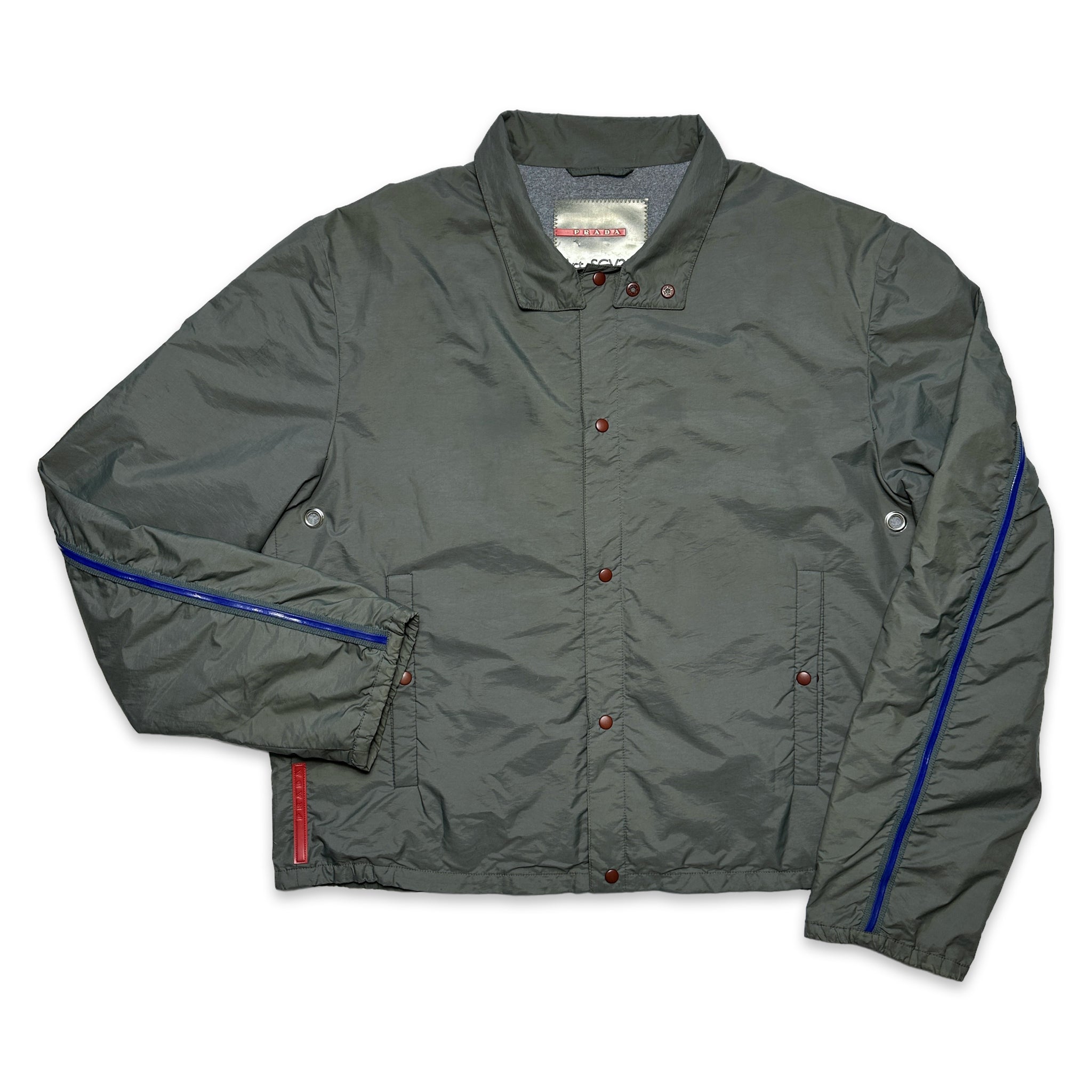 SS00' Prada Sport Nylon Harrington Jacket - Small – Holsales