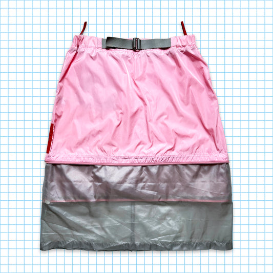 Prada Sport Jupe convertible 2 en 1 rose bébé SS00' - Femmes 4-8