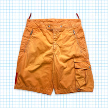 Load image into Gallery viewer, Prada Sport Washed Orange Cotton Cargo Shorts - 30&quot; Waist
