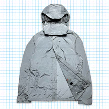 Load image into Gallery viewer, Prada Mainline Silver Shimmer Hooded Jacket - Medium