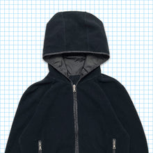Load image into Gallery viewer, Vintage Prada Sport Nylon/Fleece Zipped Hoodie - Extra Small / Small