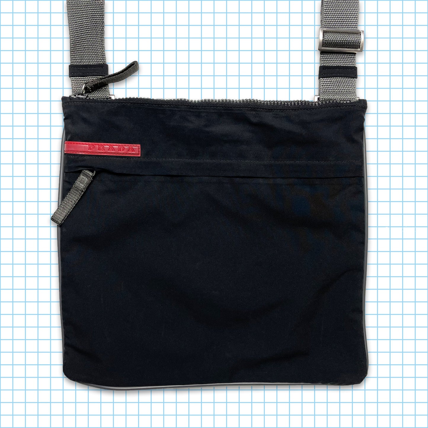 Vintage Prada Sport Black Side Bag